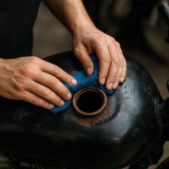 comment nettoyer le réservoir de moto