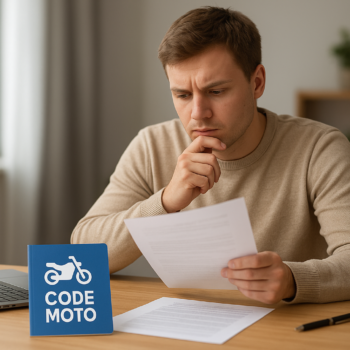 comment passer le code moto