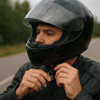 Comment attacher un casque de moto