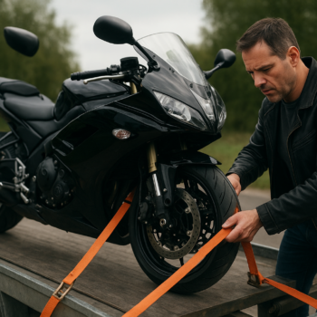 Comment attacher / sangler une moto en toute sécurité