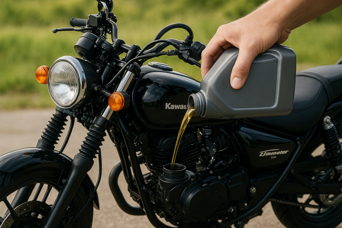 Quelle huile pour Kawasaki Eliminator 125cc : guide complet