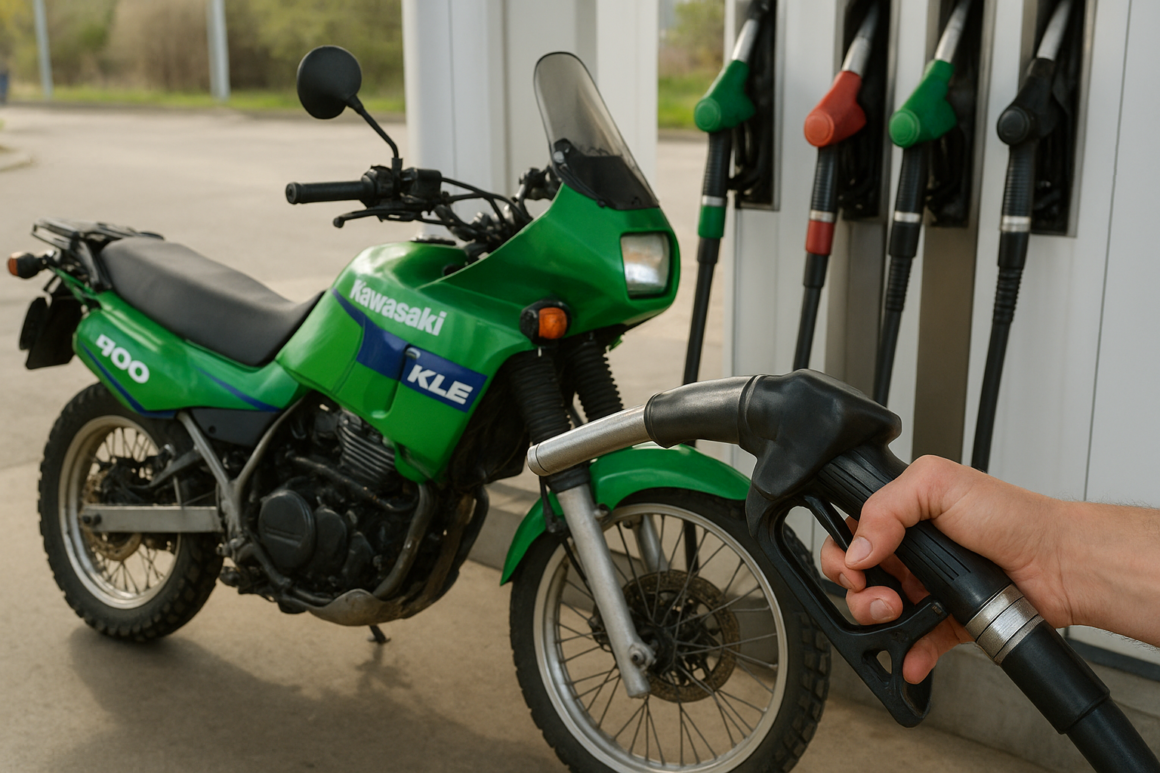 Quelle essence mettre dans une Kawasaki 500 KLE