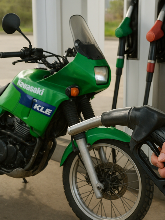 Quelle essence mettre dans une Kawasaki 500 KLE