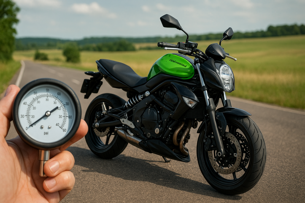 Quelle pression de pneus pour une Kawasaki ER6N 2011