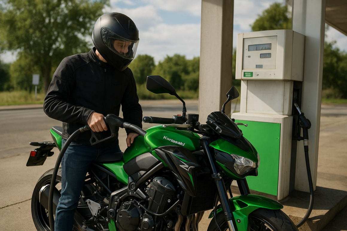 Combien coûte un plein Kawasaki Z900