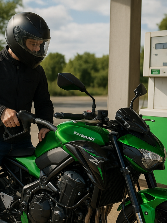 Combien coûte un plein Kawasaki Z900