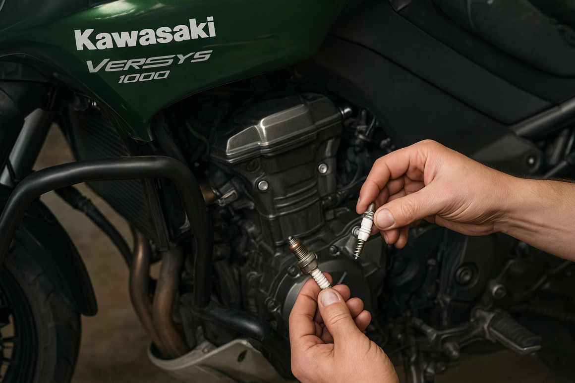 Comment changer les bougies sur Kawasaki Versys 1000