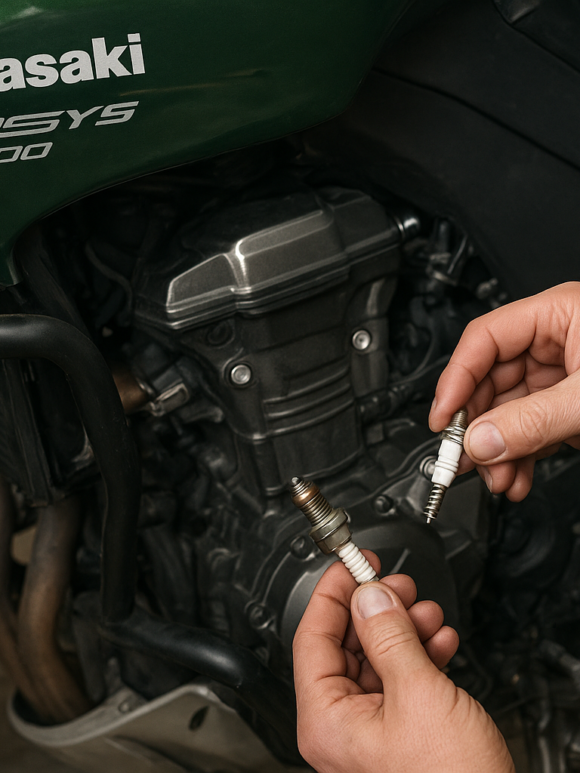 output1-11.png Comment changer les bougies sur Kawasaki Versys 1000