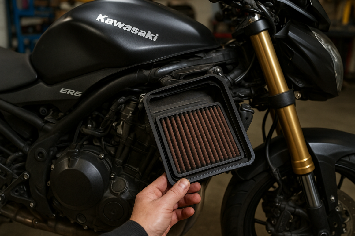 output1-7.png Comment changer le filtre a air Kawasaki ER6N