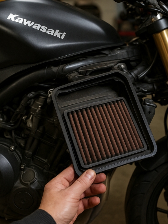 Comment changer le filtre a air Kawasaki ER6N