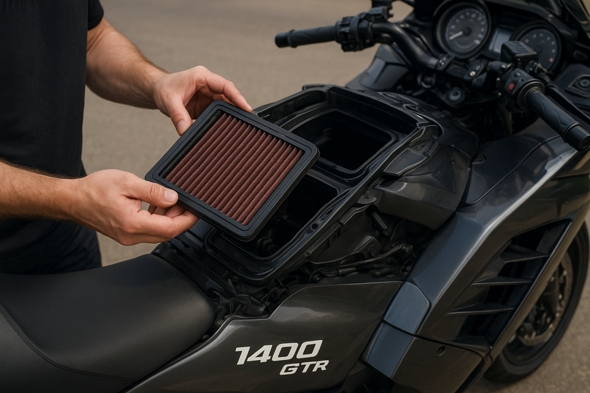 output1-9.png Comment changer le filtre a air sur Kawasaki 1400 GTR