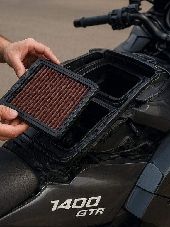 output1-9.png Comment changer le filtre a air sur Kawasaki 1400 GTR