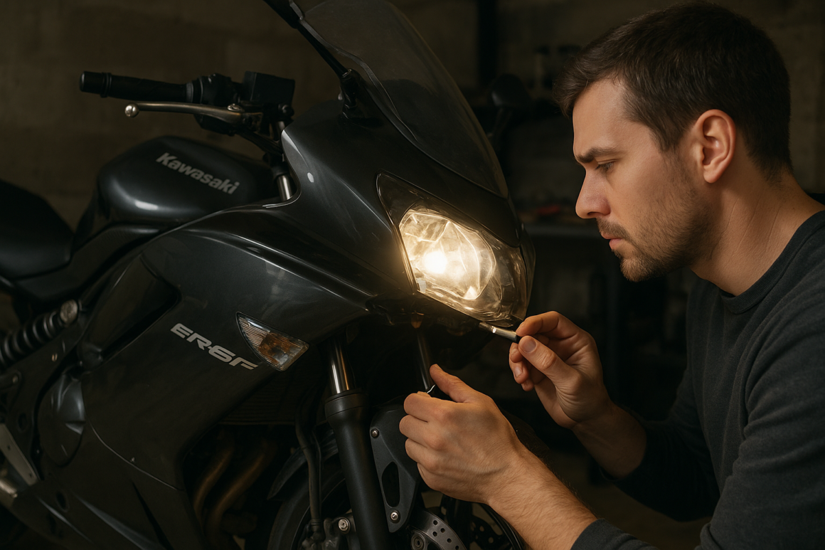 output1-2.png Comment changer un phare sur une Kawasaki ER6F