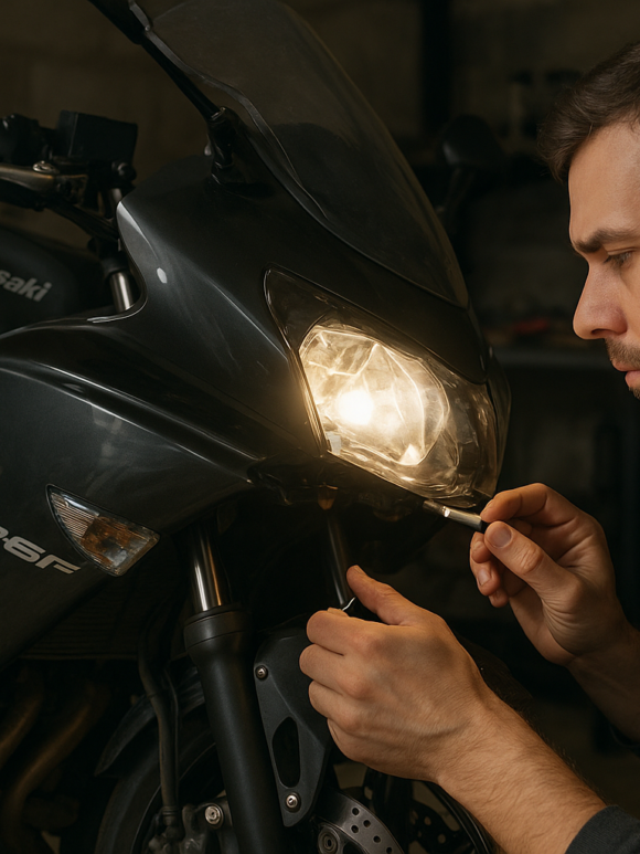 output1-2.png Comment changer un phare sur une Kawasaki ER6F
